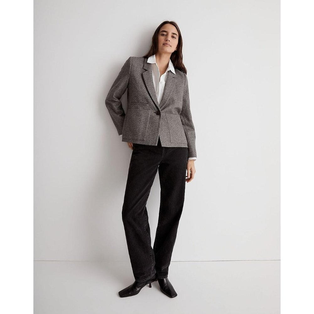 Madewell Crop Dorset Blazer